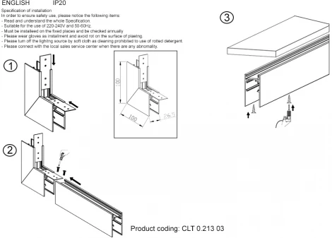 Соединитель угловой для накладного магнитного шинопровода Crystal Lux SPACE CLT 0.213 03 WH