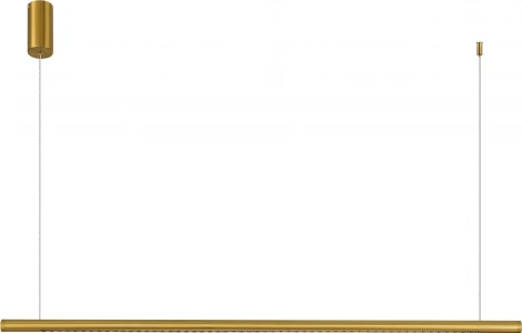 Подвесной линейный светильник ST Luce SL6238.313.01 латунь/латунь LED 1*28W 4000K (220V, на проводе)