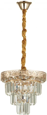 Подвесная люстра Iggy 5232/4 золотой E14 4*40W (220V, на цепи, круглые)