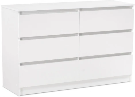 Комод Woodville Мадера К6М белый 497489
