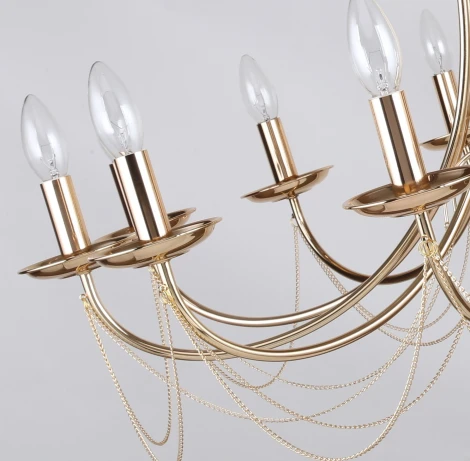 Подвесная люстра F-Promo Plini 2591-12P (220V, на цепи, свеча)