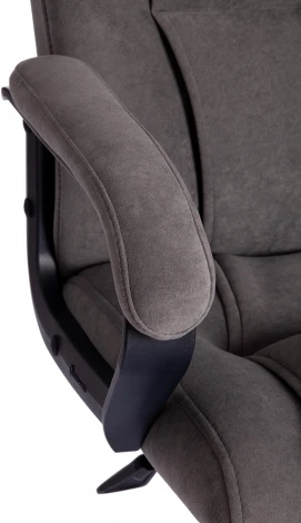 Кресло BERGAMO хром (22) флок , серый, 29 Tetchair 19374