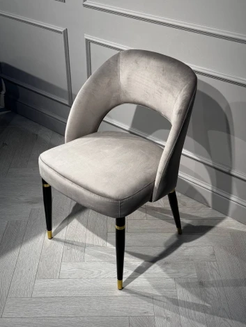 Стул обеденный IST-CASA Оливия ART2367-CF, кофейный/черный