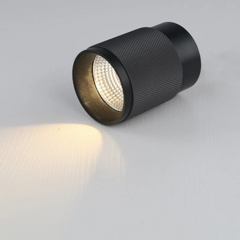 Точечный накладной светильник iLedex Delta 1955-10W-3000K-36 BK+GRP (220V, круглые)