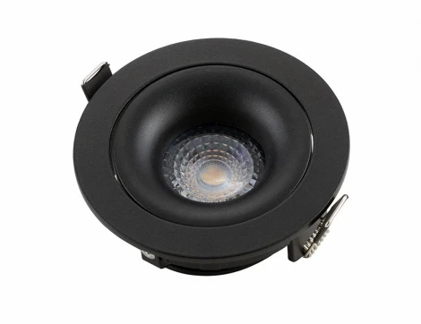 Точечный встраиваемый светильник Denkirs Roto DK2120-BK (220V, круглые)