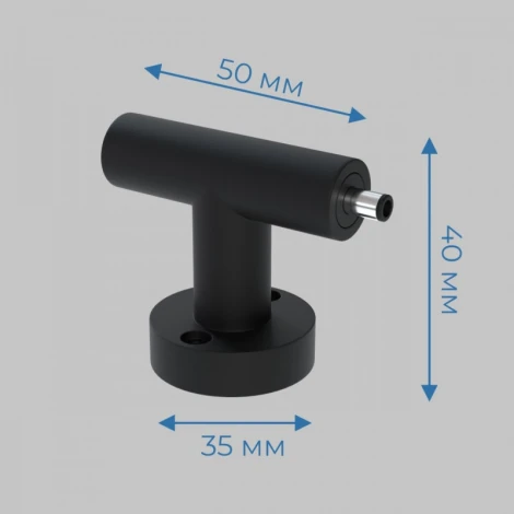 I - соединитель настенно-потолочный монтаж 24В Imex Thin & Smart IL.0060.4007-BK