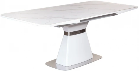 Стол раскладной Madison (160+40 см) испанская керамика белый Top Concept 2001000000944