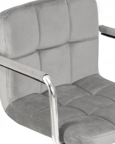 Набор 2 шт офисное кресло для персонала DOBRIN TERRY (серый велюр (MJ9-75))