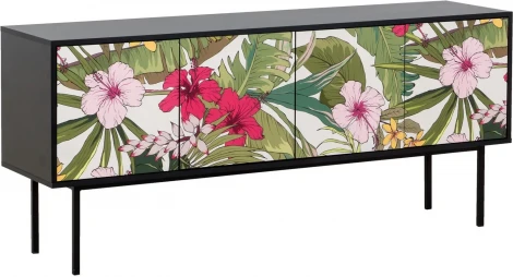 Тумба Boho Color большая ОГОГО (арт.599503), (ЛДСП/Черный)