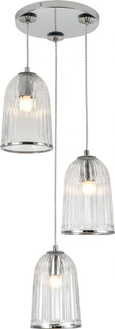 Подвесной светильник (11046/3P Chrome) Indigo Lucido V000482 (220V, на проводе, круглые)