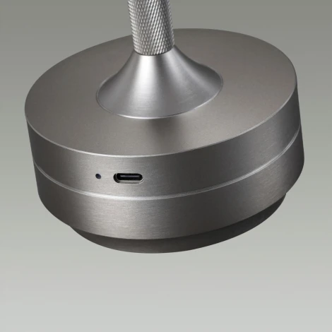 Настольная лампа с аккумулятором 5035/6TL никель/металл/акрил LED 6W 3000K-5700K 300Лм Odeon Light Tet-A-Tet (12V, диммер, сенсорный выключатель, круглые)