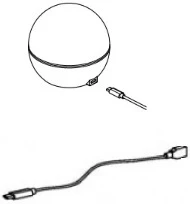 Интерьерная настольная лампа светодиодная с аккумулятором Ubiqua Good Night 323206 (сенсорный выключатель)