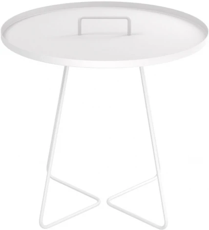 Столик журнальный SHT-CT42 белый муар Mebelik арт.009245