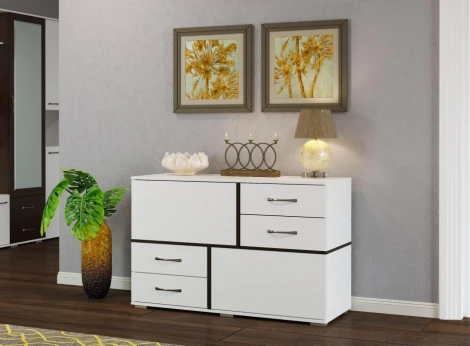 Комод Дамар (Дамар белый) Woodville арт.563522