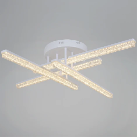 Потолочная люстра светодиодная на штанге с регулировкой цветовой температуры, яркости и ночным режимом Reluce 78290-0.3-04 WH