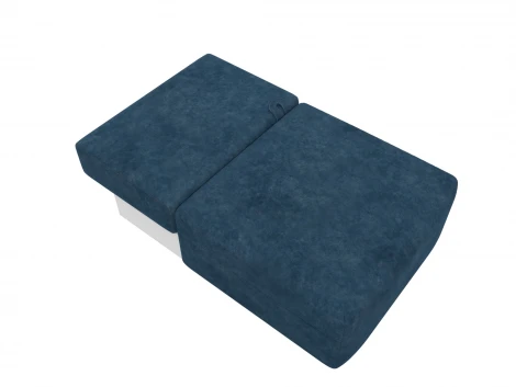 Модуль диван Лига-060 НПБ (ЛДСП,Брус,Фанера,Велюр/Синий) Лига Диванов 129548