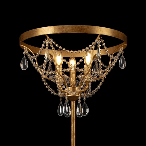 Настольная лампа со стеклянными подвесками в форме подсвечника Loft It Foil 10430T