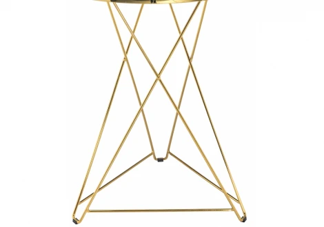 Стол Woodville Milena white / gold 11769