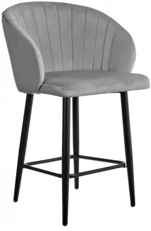 Стул полубарный Paola темно-серый Bradex Home RF 0040