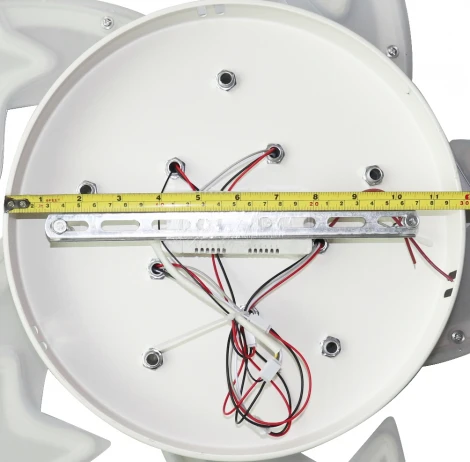 Потолочная люстра с таймером Natali Kovaltseva Smart Home LED LAMPS 81213 (220V, голосовое управление, пульт управления, управление смартфоном, умный дом - Алиса, Tuya Smart, Сири, Smart Life, звезды)