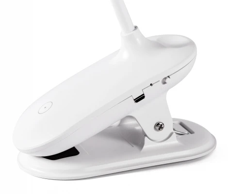 Офисная настольная лампа светодиодная, на прищепке Ambrella DESK DE705 (220V, выключатель)