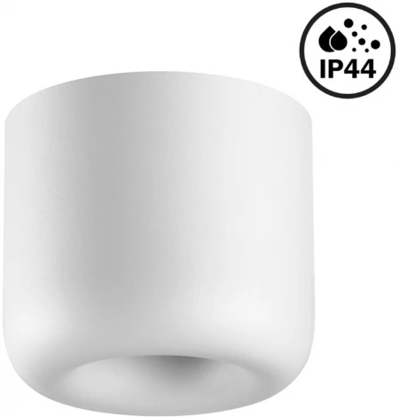 Накладной светильник влагозащищённый Novotech Lisse 359439 белый IP44 LED 10W 220V 3000K (круглые)