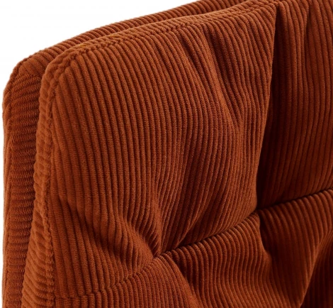 Обеденный стул Vitra ОГОГО Обстановочка! (Вельвет/Терракотовый,Черный) арт.930823