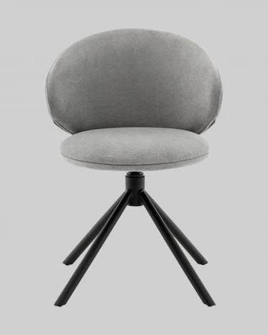 Стул Труфальд велюр светло-серый Stool Group арт.УТ000041566
