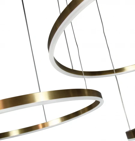 Подвесной светильник Kink Light Тор 08223,36PA (LED, 220V, пульт управления, на тросе, кольцо)