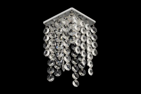 Встраиваемый светильник хрустальный Dio D'Arte Tayo Nickel GU10.5.14.8x8.124 N (220V)