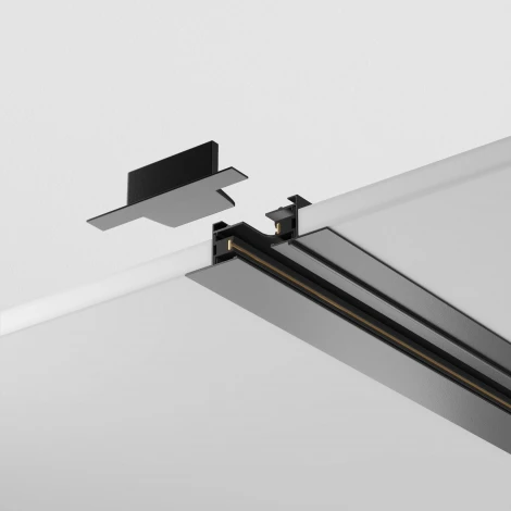 Шинопровод 2м Unity встраиваемый 220V черный (однофазный) Maytoni Technical TRX004-112B