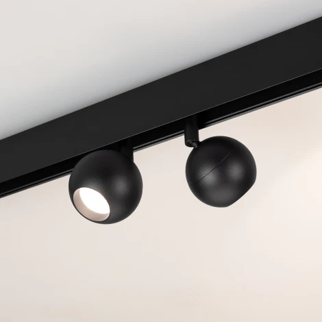 Трековый светильник магнитный светодиодный MAG-ORIENT-ORB-R60-10W Day4000 (BK, 35 deg, 48V) (Arlight, IP20 Металл) 035758