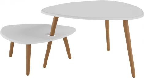 Стол журнальный Калифорния Стилгрей белый от фабрики Калифорния