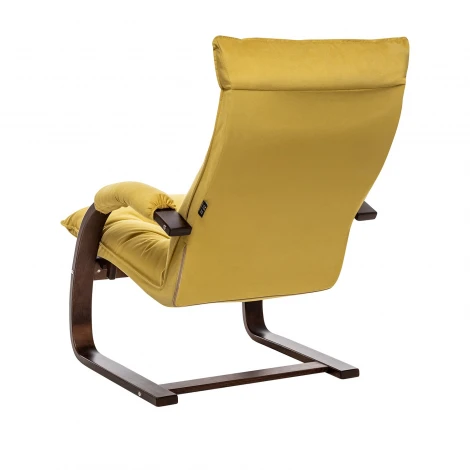 Кресло-трансформер Leset Монако (Фанера,Березовый шпон,Металл,Велюр/Орех) арт.2500000117558