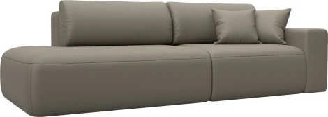 Диван прямой Лига-036 НПБ Модерн подлокотник справа Лига Диванов (Экокожа) арт.127709