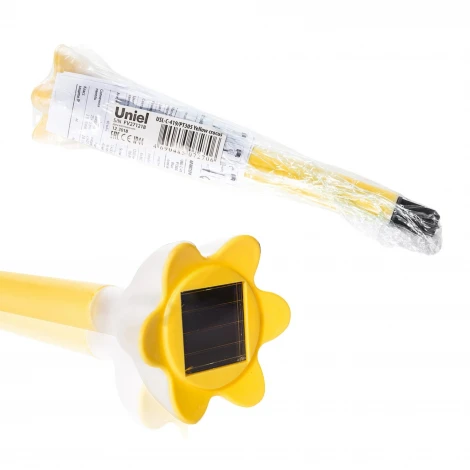 Грунтовый светильник на солнечной батарее Uniel USL-C-419/PT305 Yellow crocus (LED, цветы, IP44)