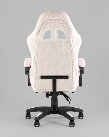 Кресло спортивное TopChairs MG-7019 букле бело-розовый TopChairs УТ000042694