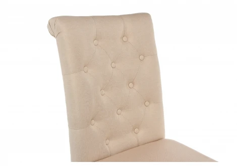 Обеденный стул Woodville Amelia white / fabric cream 11021