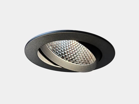 Светильник светодиодный потолочный встраиваемый наклонный черный, 18Вт 3000К DesignLed DL-KZ KZ-2-DLB-18-WW