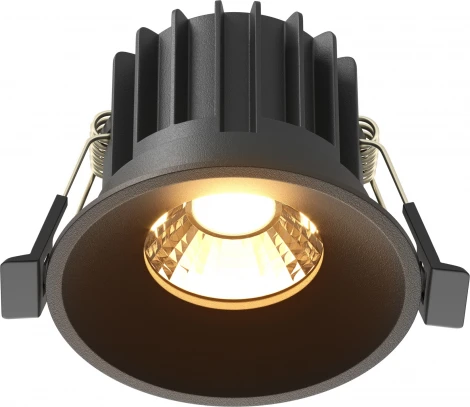 Встраиваемый светильник Maytoni Round DL058-12W2.7K-B (LED, 220V, круглые)