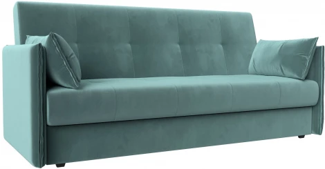 Диван-книжка Лига-018 (Бирюзовый/Велюр) Лига Диванов арт.117837