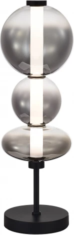 Настольная лампа ST Luce Perlina SL6119.404.18 Черный/Дымчато-Серый LED 1*18W 3000K (220V, бусы)