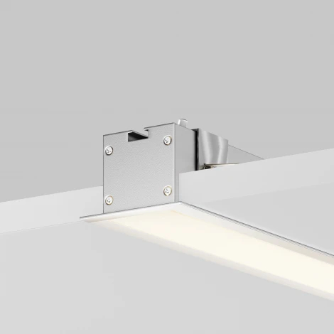 Встраиваемый линейный светильник светодиодный Maytoni Technical LL313001 3000K 50x35 серебро 500 мм