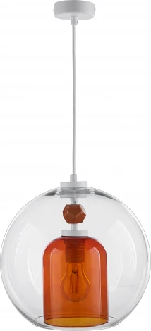 Подвесной светильник 33 ИДЕИ PND170.01.17.002.WH-M42OR (220V, на проводе, шар)