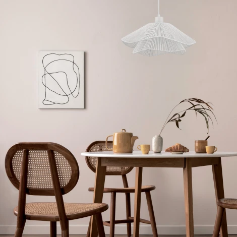 Подвесной светильник Evoluce Verve SLE6023-503-01 белый/белый E27 1*40W