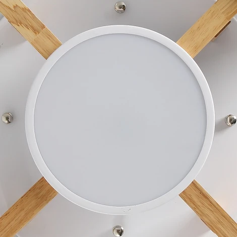 Потолочная люстра Joist 4 White Imperiumloft Joist01 (178323-26) (LED, 220V, пульт управления, круглые)