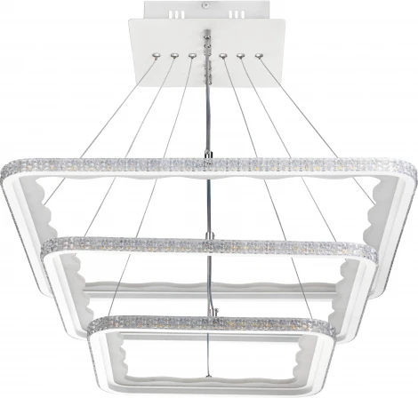 Подвесная люстра светодиодная с ДУ Ritter Lucido 51646 4