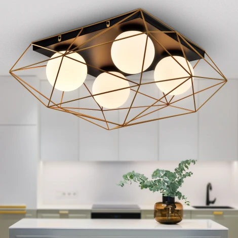 Светильник потолочный Raila 4098-304 4 х Е14 40 Вт