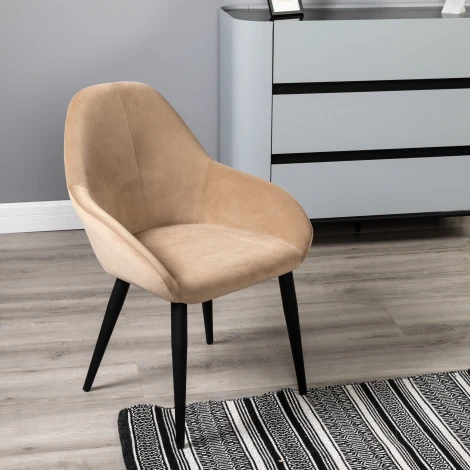 Кресло Kent Diag beige/черный R-Home арт.410119130h_Diagbeige_черн