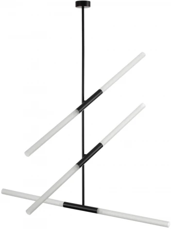 Потолочная люстра на штанге асимметричная линейная Odeon Light Soho 4307/6 (220V, асимметрия)